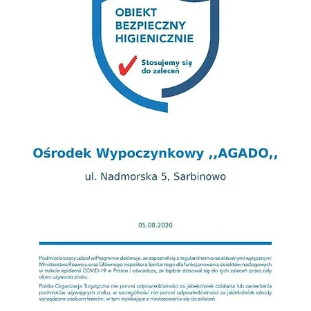 Osrodek Wypoczynkowy Agado Сарбиново